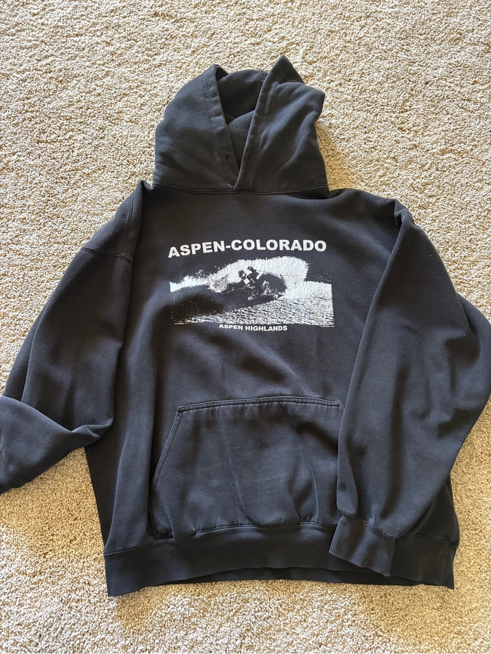 PacSun Black Graphic Aspen-Colorado Hoodie